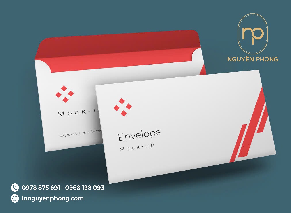 Xây dựng thương hiệu với mẫu phong bì cá nhân chất lượng